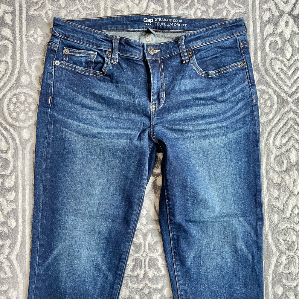 GAP Straight Crop jeans size 8/29 - Picture 3 of 5